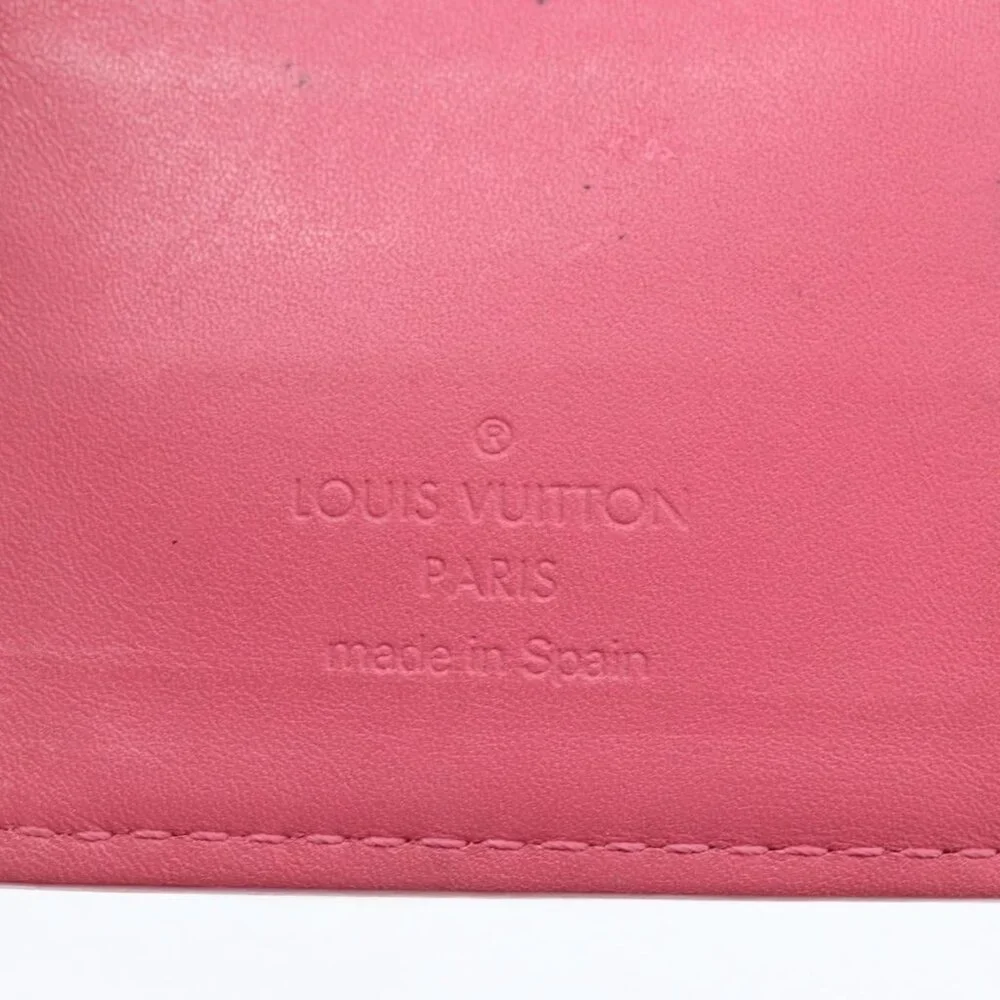 LOUIS VUITTON Vernis Agenda PM Day Planner Cover Fran Boise R2101F Auth BA7214V